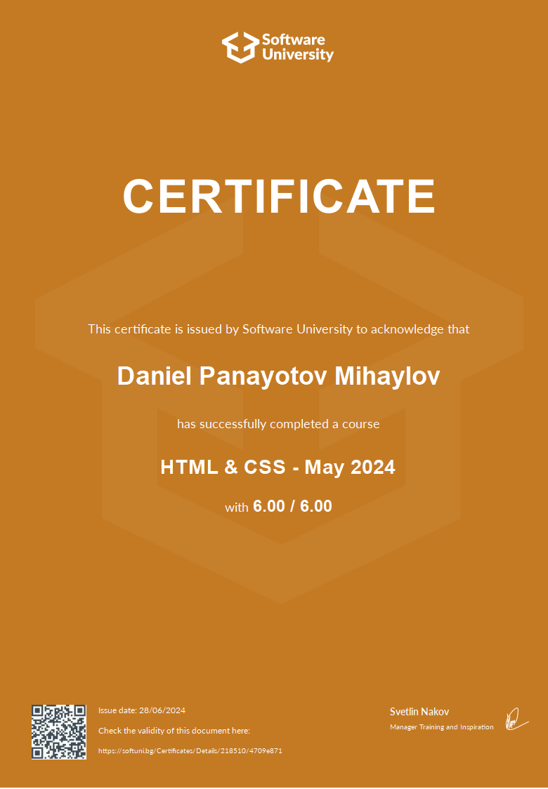 HTML and CSS